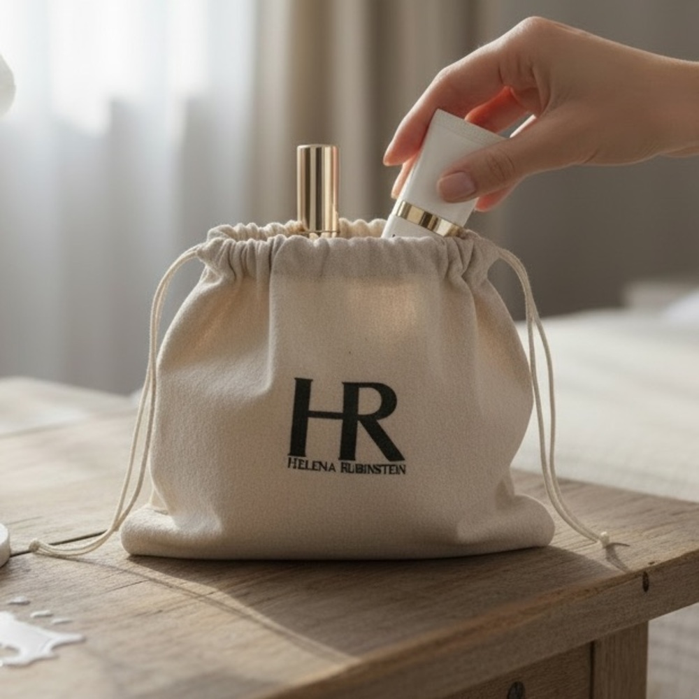 Vintage Helena Rubinstein Drawstring Dustbag